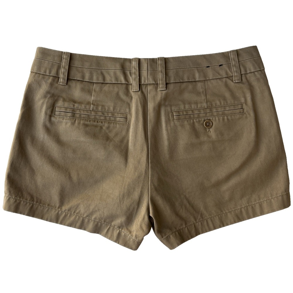 J.Crew Shorts Chino Womens Size 4 Khaki Tan Preppy Minimalist Casual - Picture 6 of 8